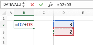Cara Menghitung di Excel - Screenshot Contoh Penulisan Rumus Perhitungan dengan Menggunakan Koordinat Cell