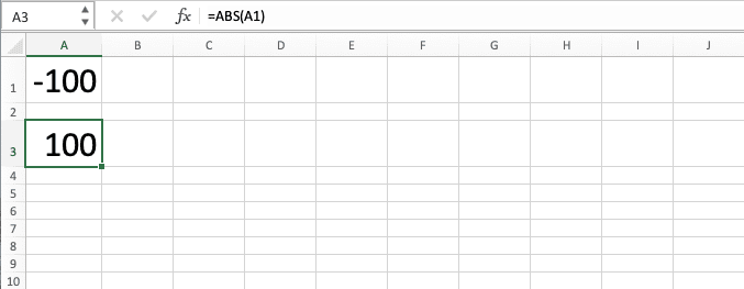 How to Use Excel ABS Function: Usability, Examples, and Formula Writing - Screenshot of Step 6