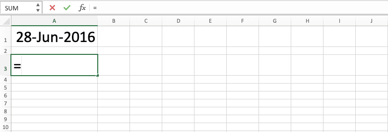 How to Use the DAY Formula in Excel: Functions, Examples, and Writing Steps - Screenshot of Step 1