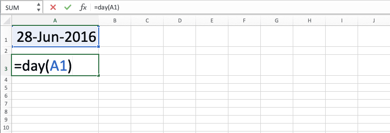 How to Use the DAY Formula in Excel: Functions, Examples, and Writing Steps - Screenshot of Step 4