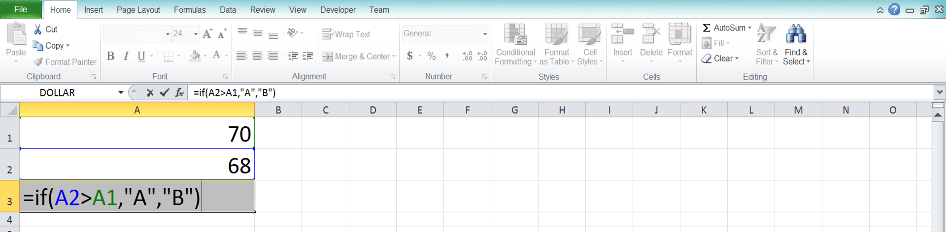 How to Use IF Formula/Function in Excel - Screenshot of Step 6