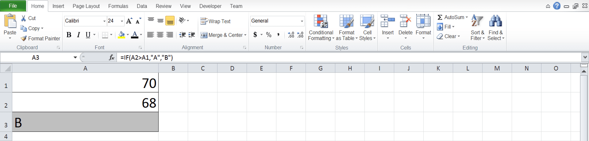How to Use IF Formula/Function in Excel - Screenshot of Step 8