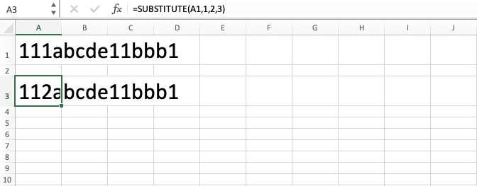 How to Use the SUBSTITUTE Formula in Excel: Functions, Examples, and Writing Steps - Screenshot of Step 9-1