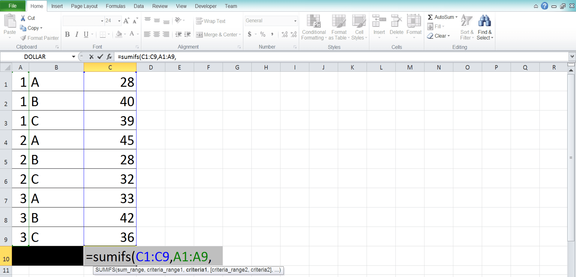 How to Use SUMIFS Excel Formula: Function, Examples, and Writing Steps - Screenshot of Step 4