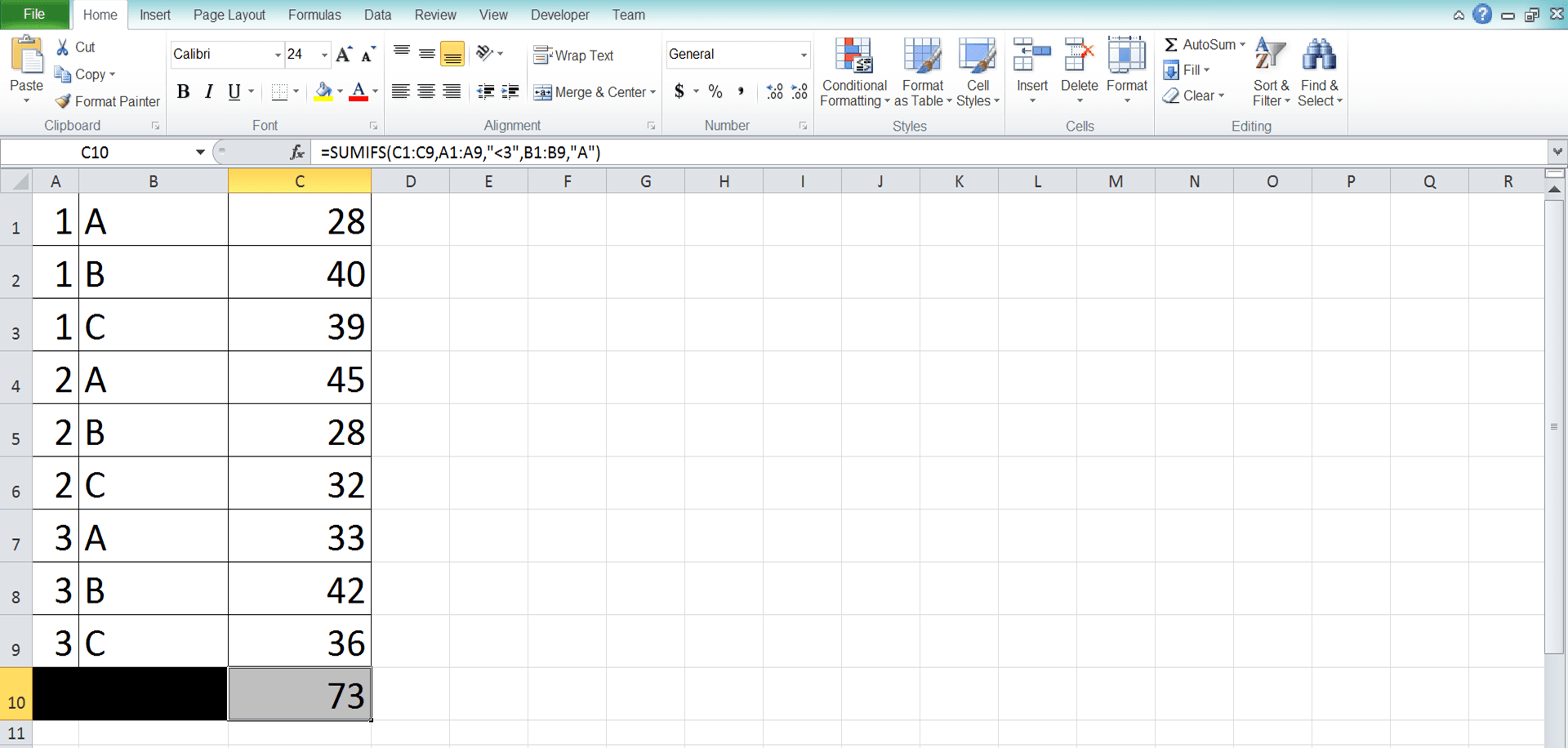 How to Use SUMIFS Excel Formula: Function, Examples, and Writing Steps - Screenshot of Step 9