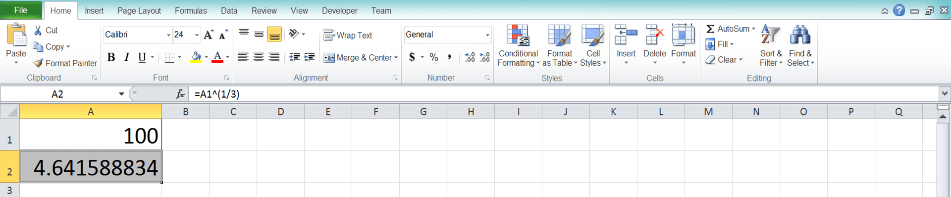 Cara Menghitung Akar di Excel Beserta Berbagai Rumus dan Fungsinya - Screenshot Langkah 1-7