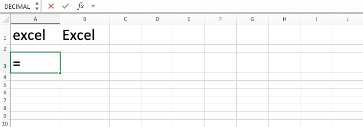 Cara Menggunakan Rumus EXACT Excel: Fungsi, Contoh, dan Langkah Penulisan - Screenshot Langkah 1