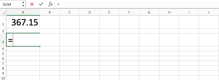 Cara Menggunakan Rumus FLOOR Excel: Fungsi, Contoh, dan Langkah Penulisan - Screenshot Langkah 1