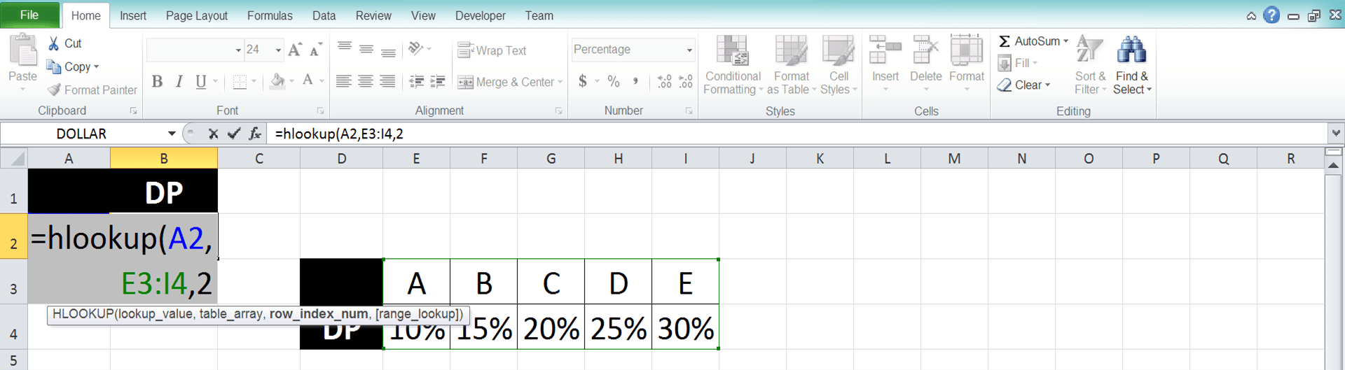 Rumus HLOOKUP di Excel: Fungsi, Contoh, dan Cara Menggunakannya - Screenshot Langkah 5