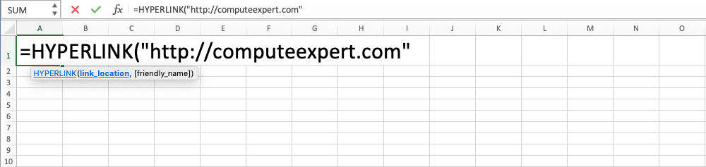 Cara Menggunakan Rumus HYPERLINK Excel - Screenshot Langkah 3