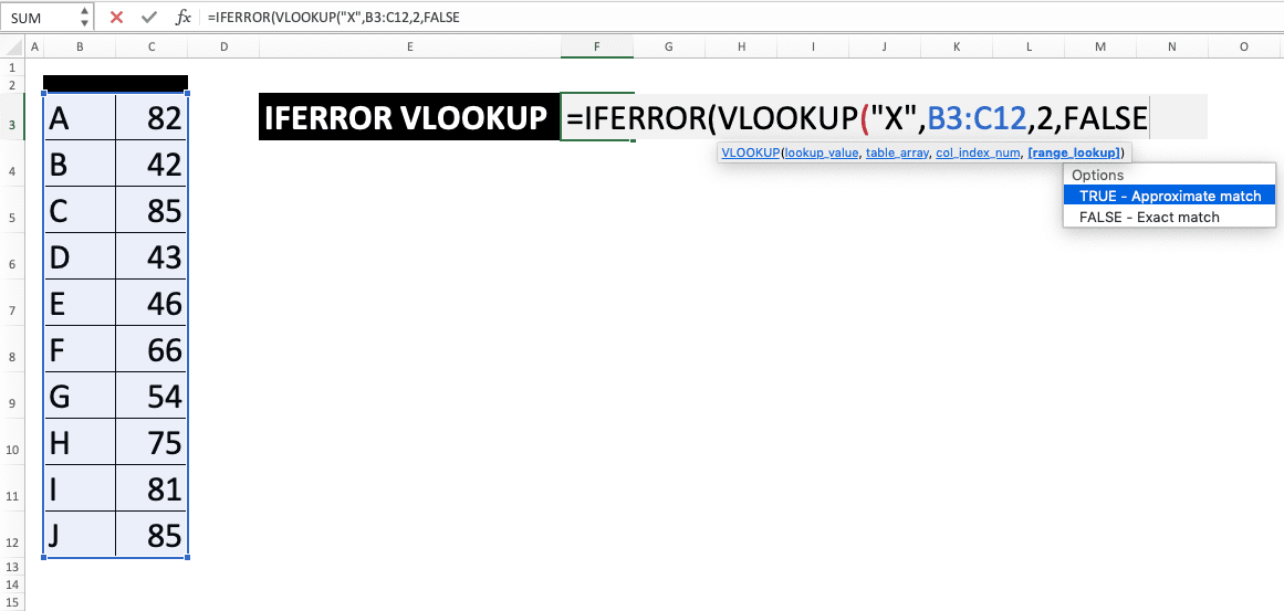 Penggunaan Kombinasi IFERROR VLOOKUP di Excel - Screenshot Langkah 7