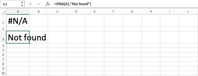 Cara Menggunakan Fungsi IFNA Excel: Kegunaan, Contoh, dan Langkah Penulisan - Screenshot Langkah 7