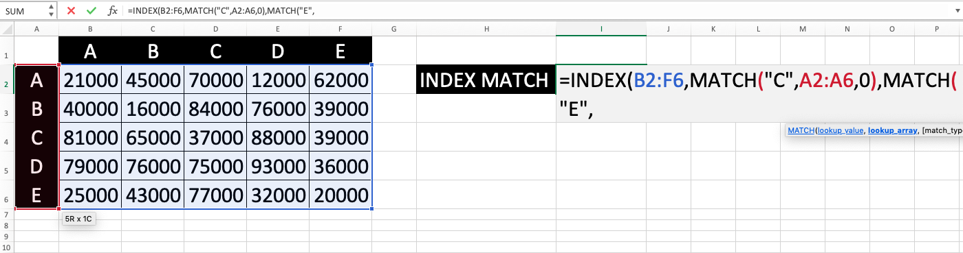 Cara Menggunakan INDEX MATCH di Excel: Fungsi, Contoh, dan Langkah Penulisan - Screenshot Langkah 10