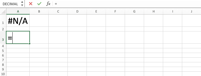 Cara Menggunakan Rumus ISNA Excel: Fungsi, Contoh, dan Langkah Penulisan - Screenshot Langkah 1