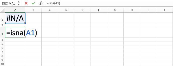 Cara Menggunakan Rumus ISNA Excel: Fungsi, Contoh, dan Langkah Penulisan - Screenshot Langkah 4