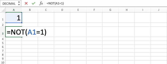Cara Menggunakan Rumus NOT Excel: Fungsi, Contoh, dan Langkah Penulisan - Screenshot Langkah 4