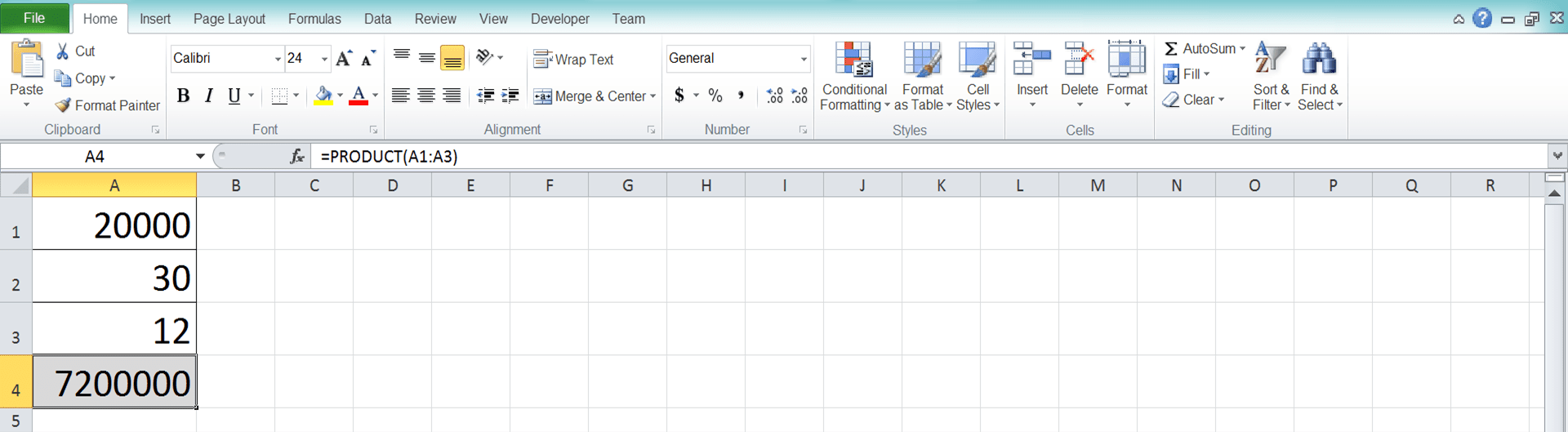 Cara Menggunakan Rumus PRODUCT Excel: Fungsi, Contoh, dan Langkah Penulisan - Screenshot Langkah 6
