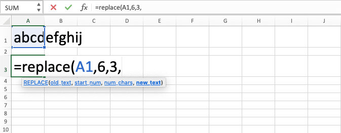 Cara Menggunakan Rumus REPLACE Excel: Fungsi, Contoh, dan Langkah Penulisan - Screenshot Langkah 5