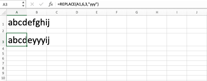 Cara Menggunakan Rumus REPLACE Excel: Fungsi, Contoh, dan Langkah Penulisan - Screenshot Langkah 9