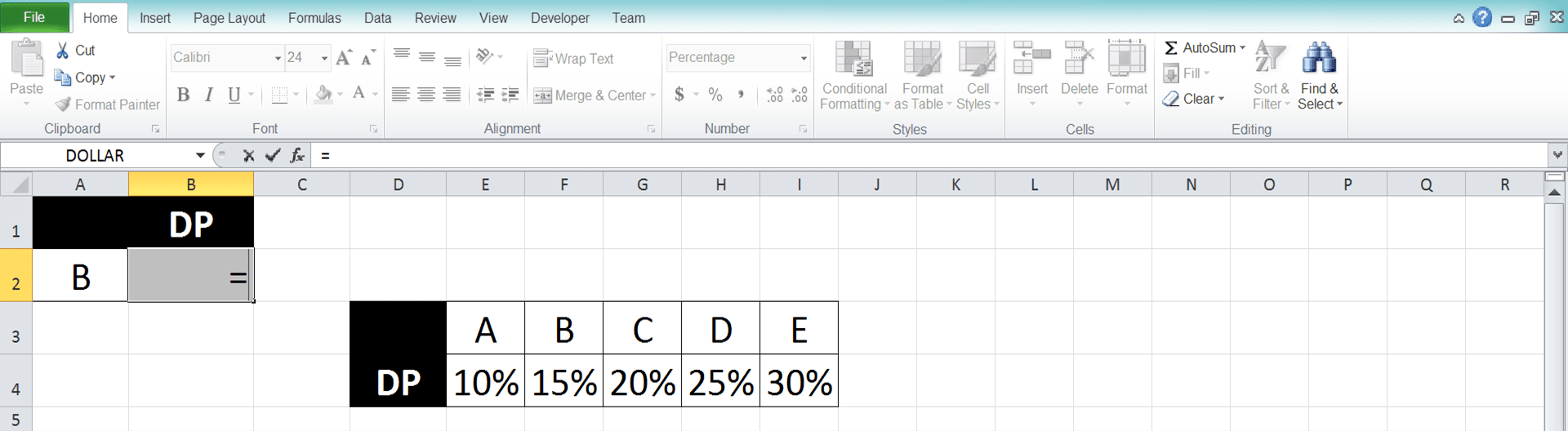 Cara Menggunakan Rumus VLOOKUP dan HLOOKUP di Excel: Fungsi, Contoh, dan Penggunaannya - Screenshot Langkah HLOOKUP 1