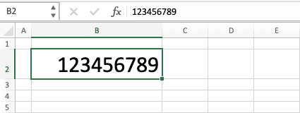 Cara Menulis Angka 0 di Awal di Excel Agar Tidak Hilang - Screenshot Contoh Hasil Penulisan Angka dengan 0 di Depannya