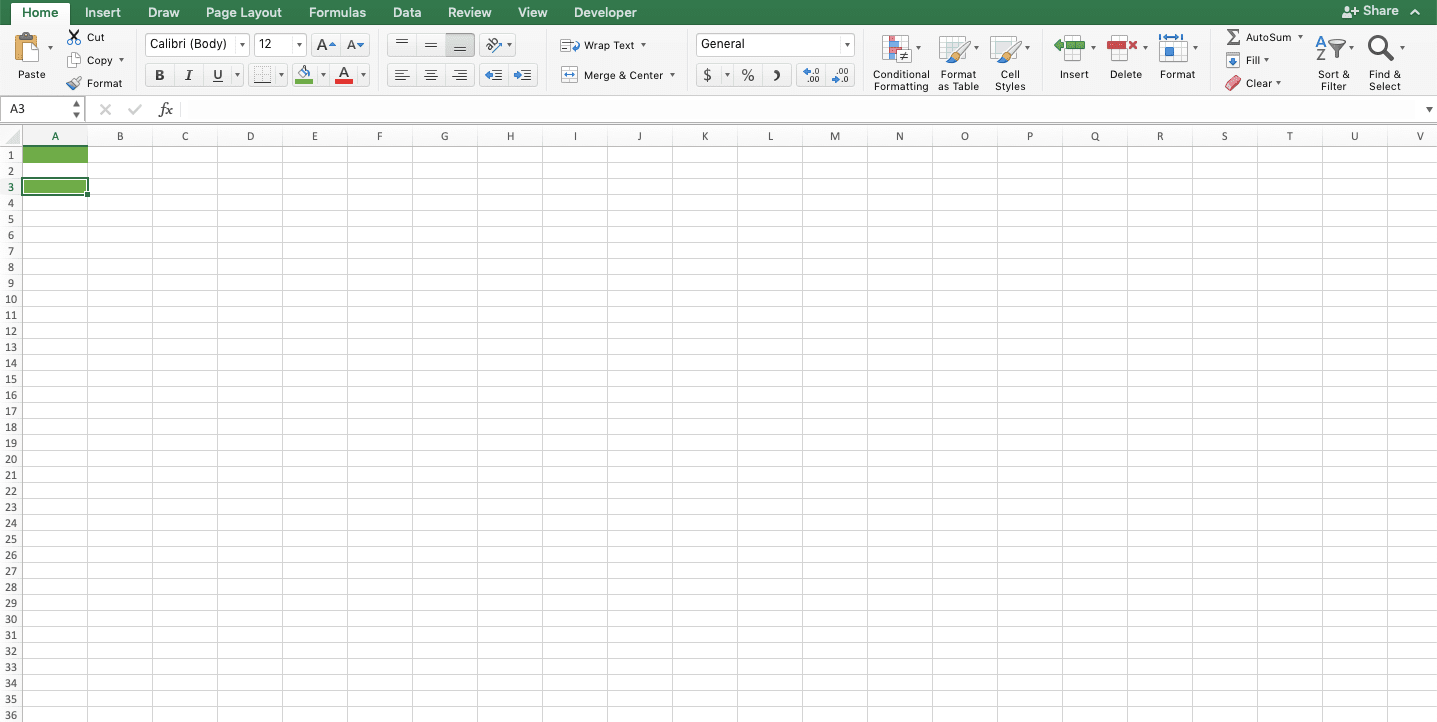 Cara Menggunakan dan Fungsi F4 Pada Excel - Screenshot Langkah 2-3