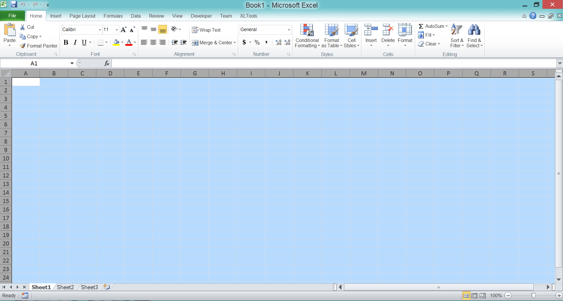 Cara Menghapus/Menghilangkan Garis di Excel - Screenshot Langkah Metode Mengganti Warna Background 1