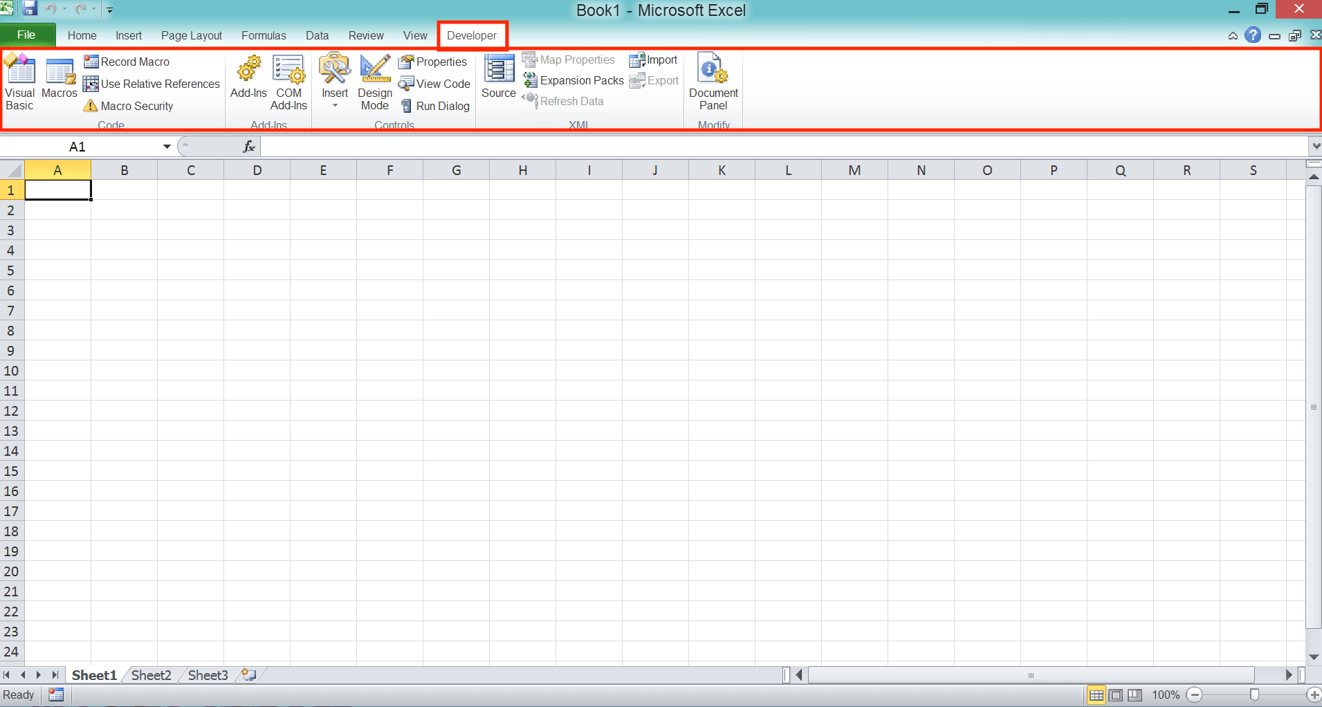 Cara Menampilkanmemunculkan Tab Developer Di Excel Compute Expert 4366