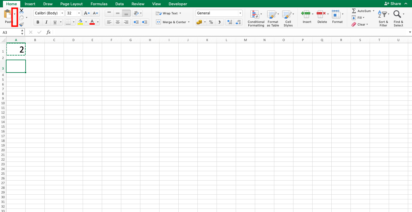 Paste Special Excel - Screenshot Langkah 3