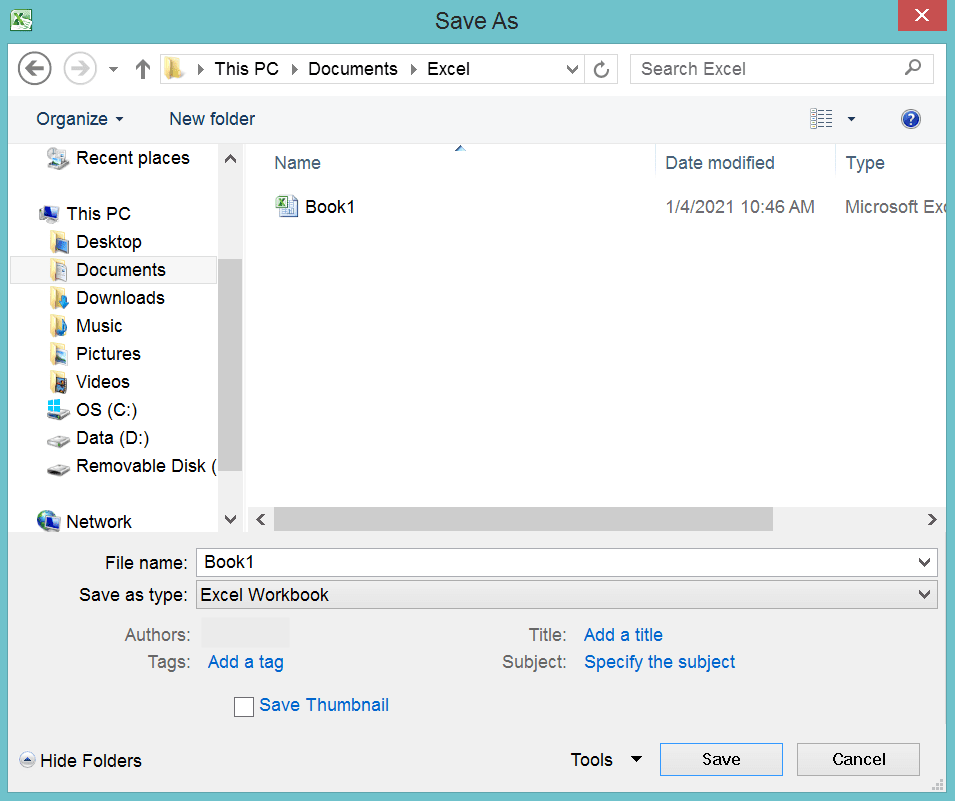 Ekstensi File XLS Adalah; Definisi, Fungsi, dan Cara Menggunakannya - Screenshot Langkah 3, Konversi Format File XLS dengan Save As Excel
