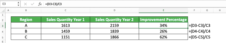 How To Calculate Percentages In Excel And All Its Formulasfunctions 3881