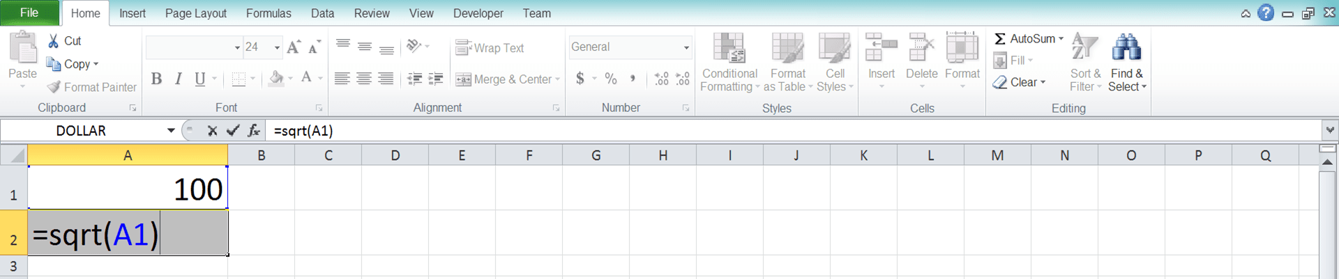 Root Excel Calculation and All Its Formulas & Functions - Screenshot of Step 3-4