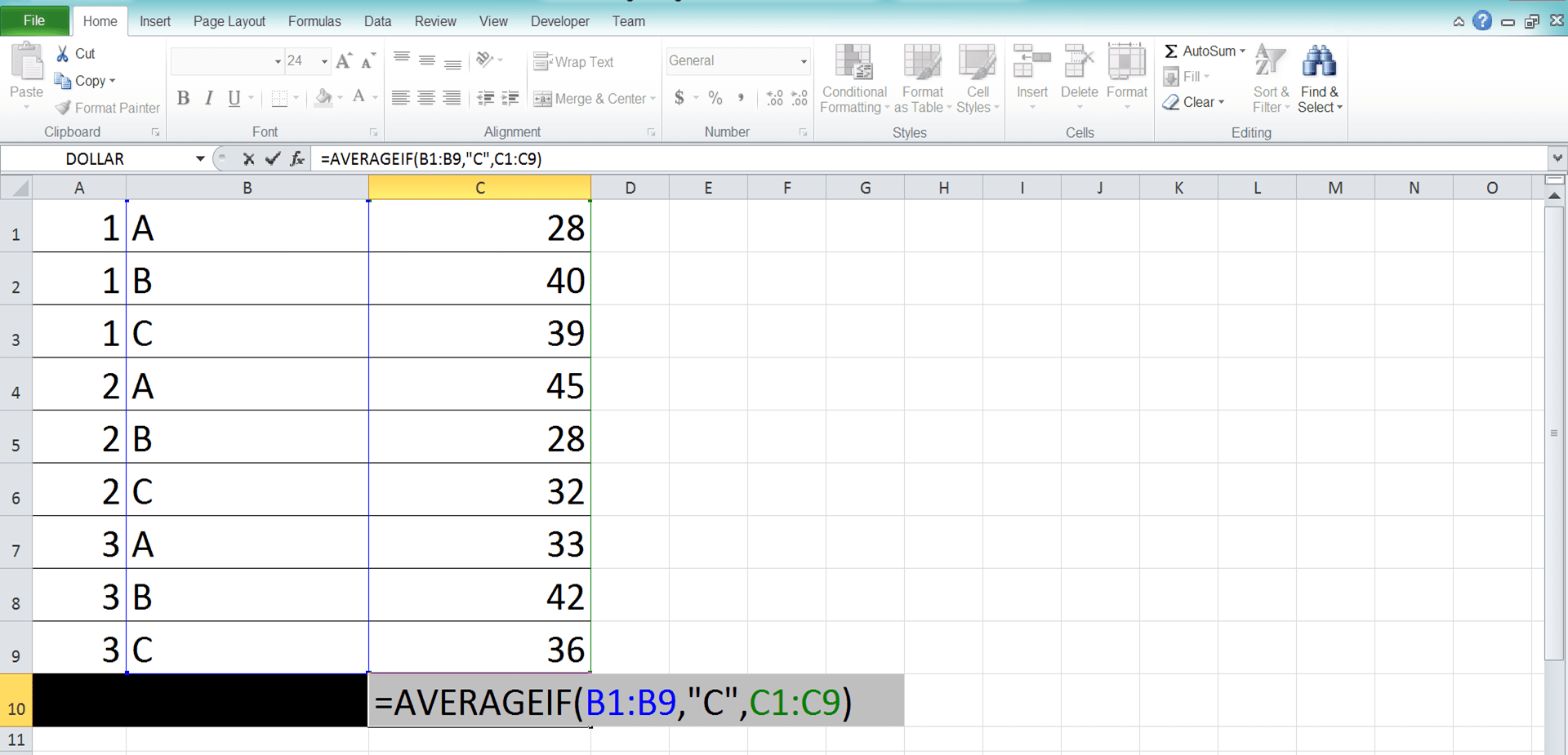 How to Use the AVERAGEIF Function in Excel: Usabilities, Examples, and Writing Steps - Screenshot of Step 6