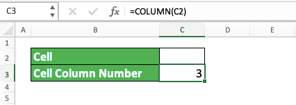 How to Use the COLUMN Formula in Excel: Functions, Examples, and Writing Steps - Screenshot of Step 6