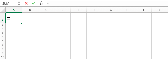 DATE Formula in Excel - Screenshot of Step 1