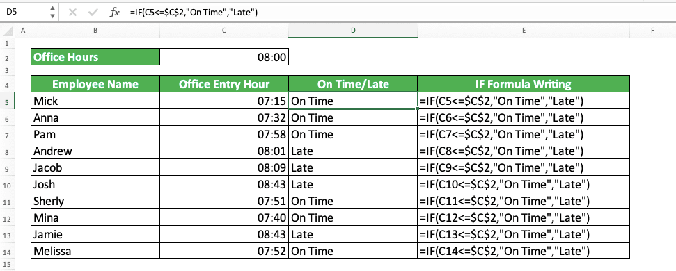 How Do I Calculate Days Late In Excel