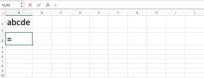 How to Use the MID Function in Excel: Usabilities, Examples, and Its Writing Steps - Screenshot of Step 1