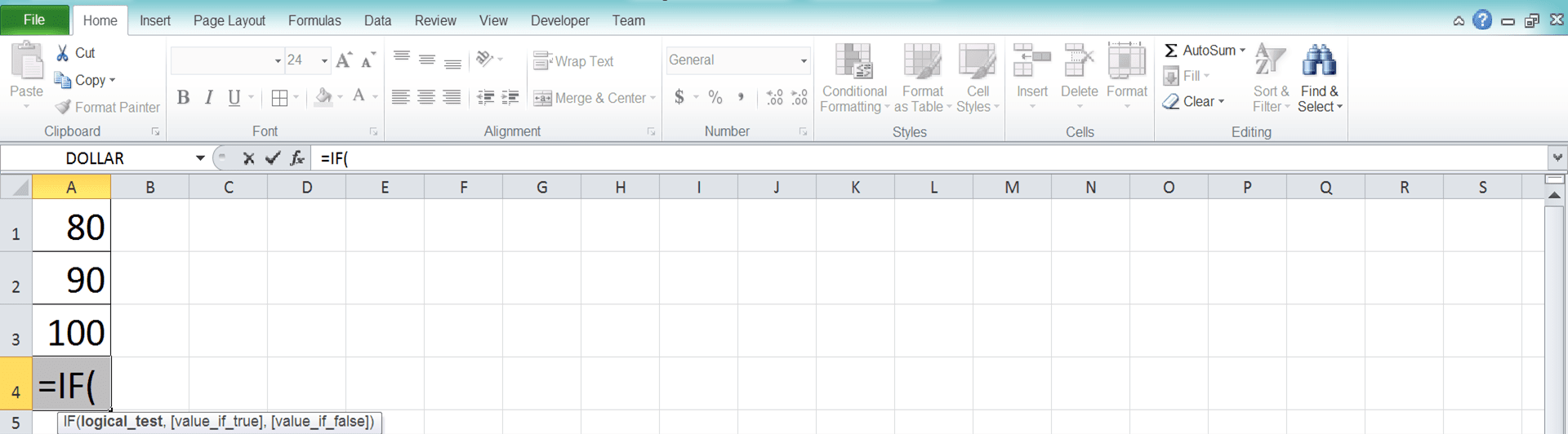 Nested/Multiple IF Statements in Excel: Function, Example, and How to Use - Screenshot of Step 2