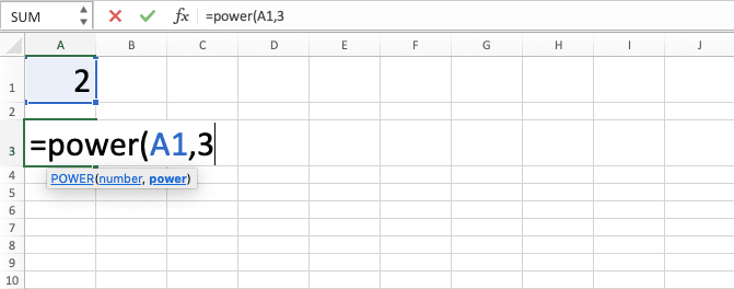 How to Use the POWER Formula in Excel: Functions, Examples, and Writing Steps - Screenshot of Step 4
