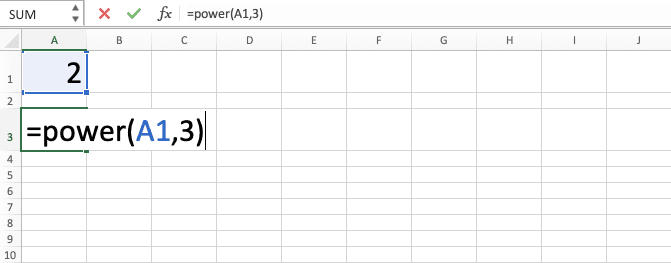 How to Use the POWER Formula in Excel: Functions, Examples, and Writing Steps - Screenshot of Step 5
