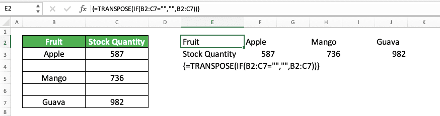 How To Use The Transpose Formula In Excel Functions Examples And Writing Steps Compute Expert 7900