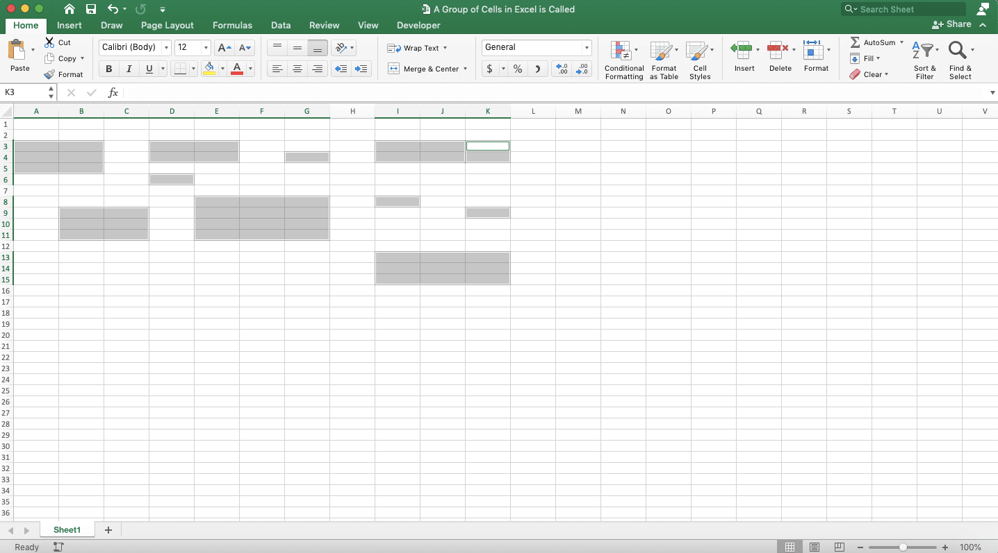 How To Add A Group Of Cells In Excel