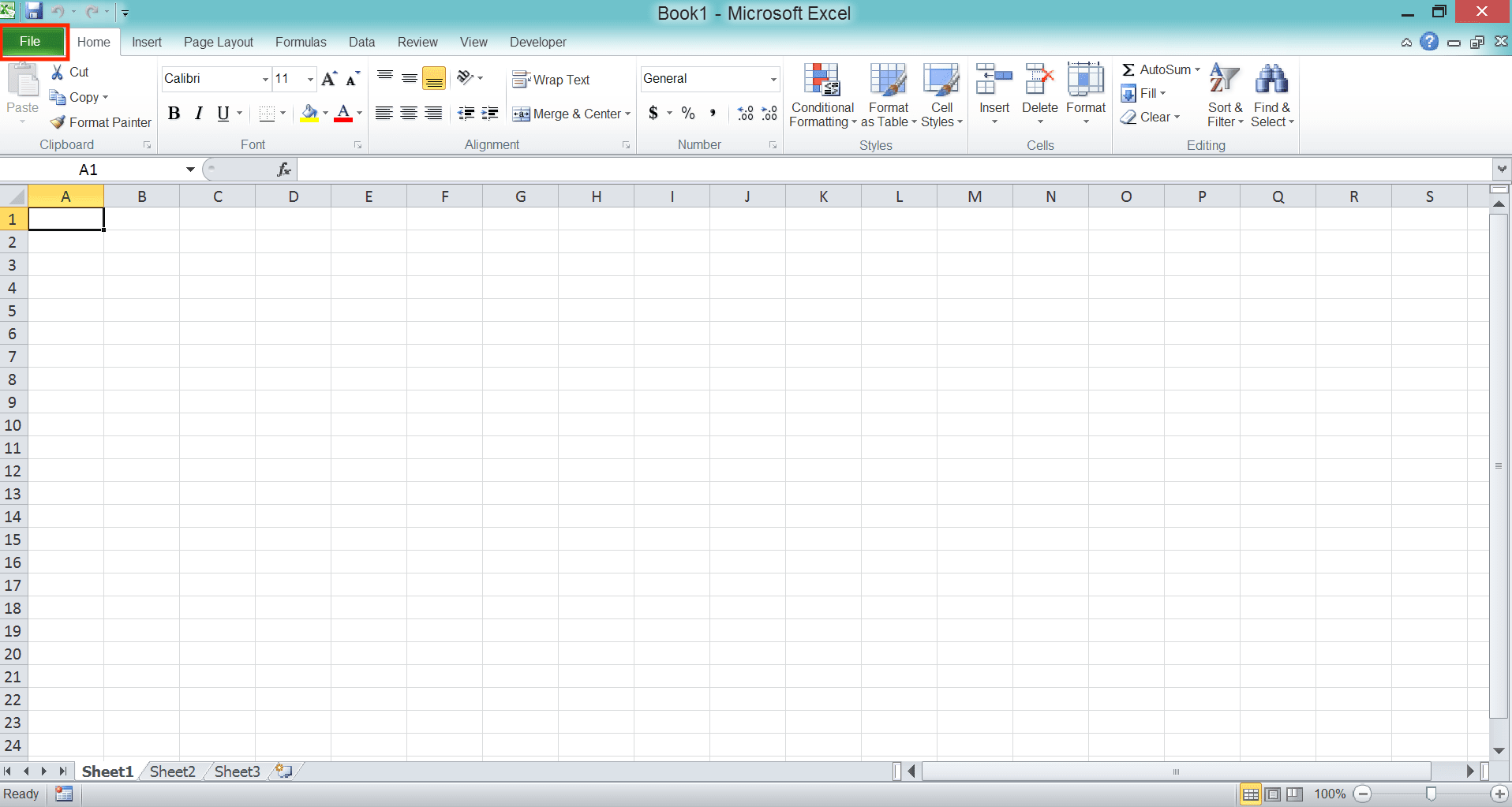 The Right Steps to Save a File in Ms. Excel are … - Screenshot of Step 1-1