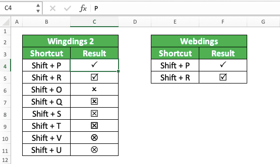 how-to-insert-a-check-mark-in-excel-6-steps-with-pictures