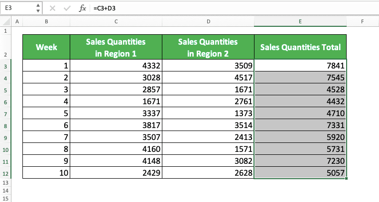 ctrl d in excel