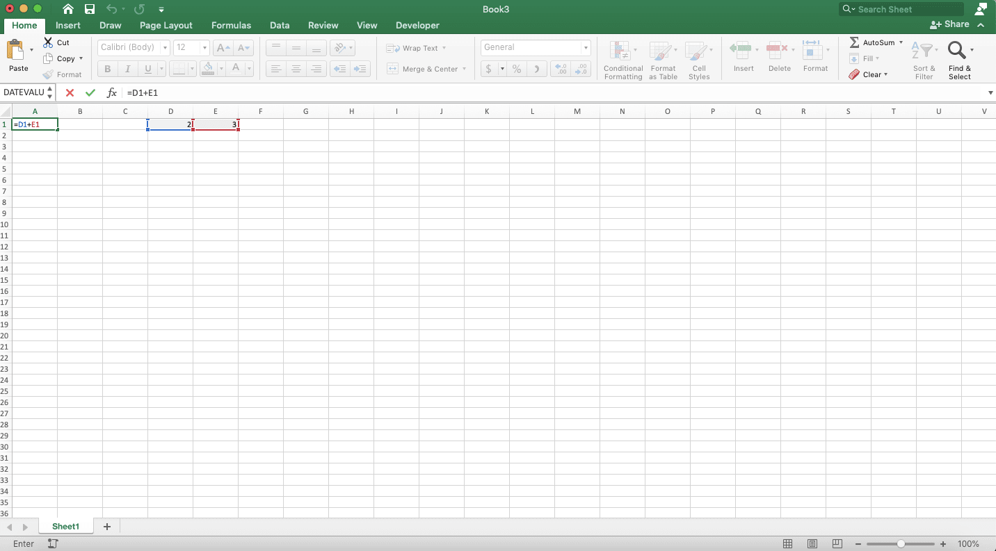 what is f2 in excel for mac