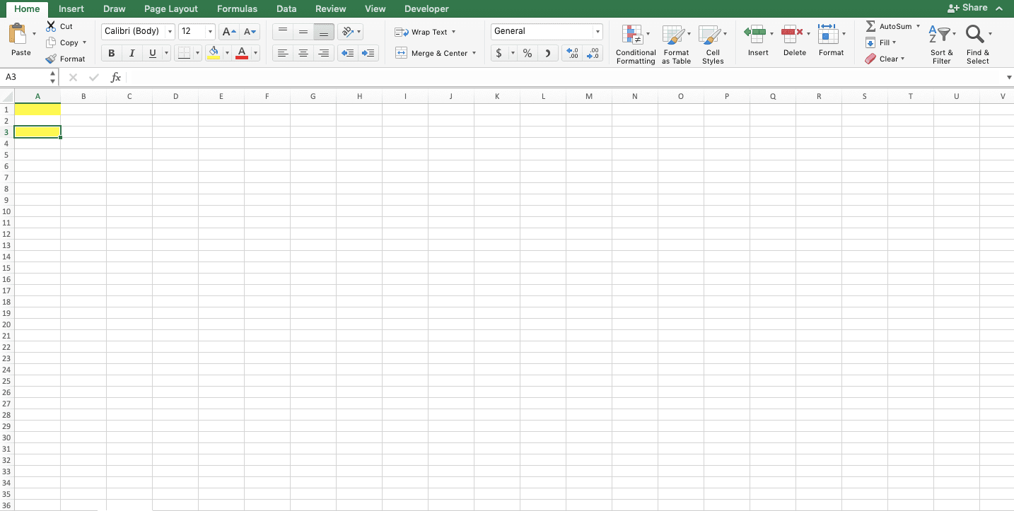 substitue the f4 function in excel to make an formula absolute in excel for mac