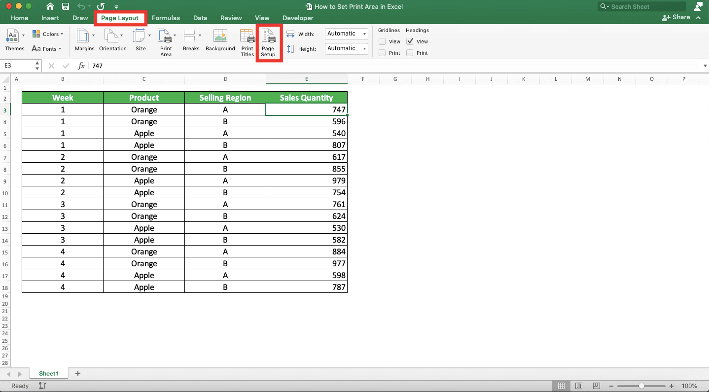 How to Set Print Area in Excel Compute Expert