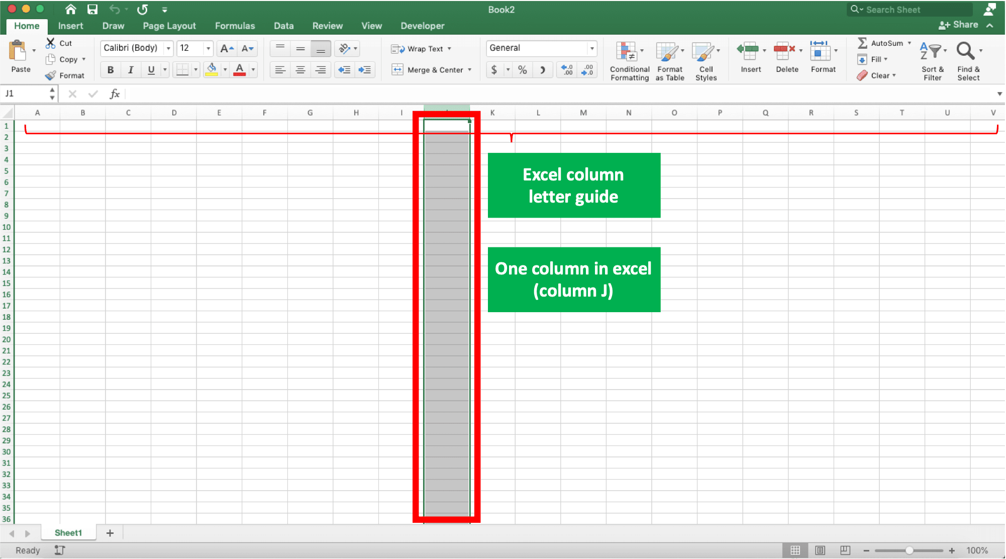 row and column in excel