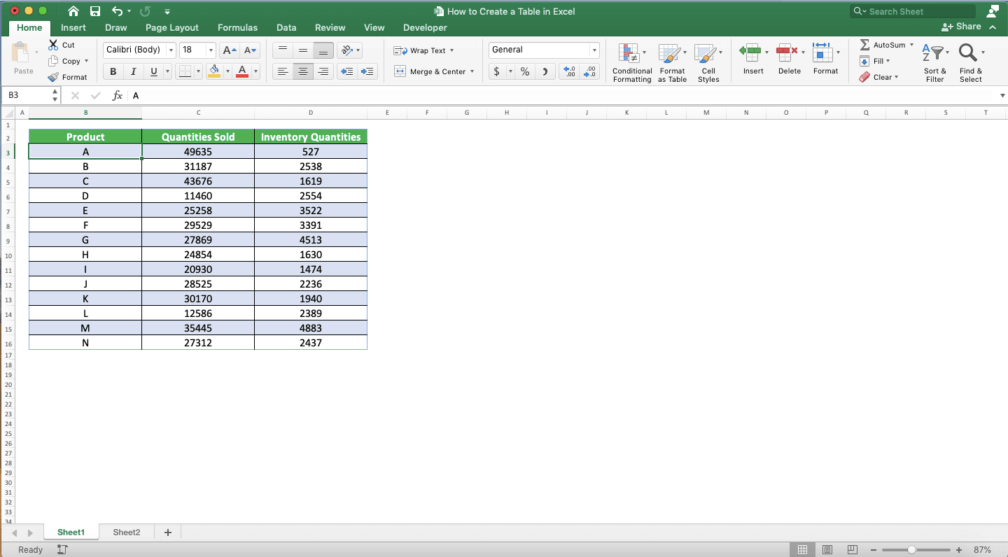 How To Make A Table In Excel Compute Expert